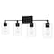 Quoizel Prescott Bath 4 Lights Matte Black PRC8633MBK - alternate 4